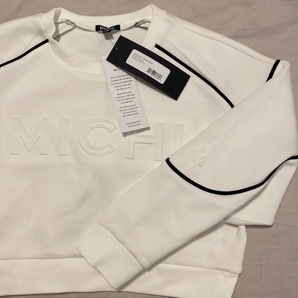 MICHI Crescent Sweatshirt BNWT cropped - Picture 3 of 5